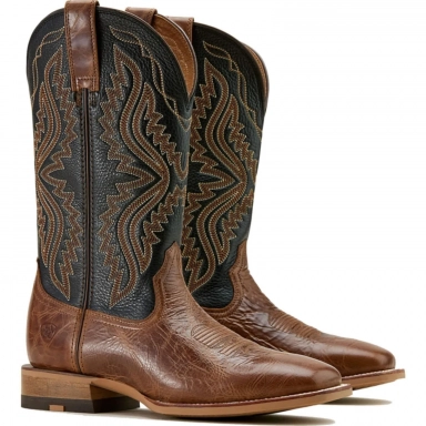 Ariat Mens Square Toe Cowboy Boot 13 Inch Dark Tan