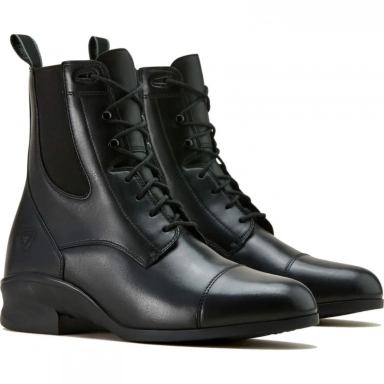 Ariat Mens Round Toe Riding Boot 7.5 Inch Black