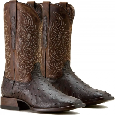 Ariat Mens Square Toe Cowboy Boot 12 Inch Cigar Full