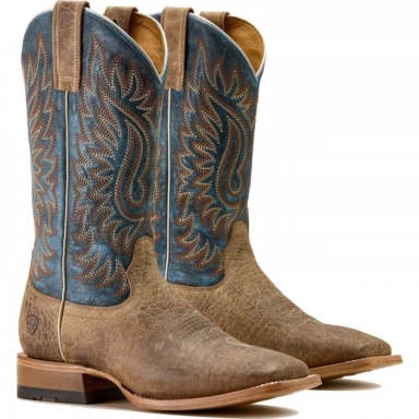 Ariat Mens Square Toe Cowboy Boot 12 Inch Earth Brown