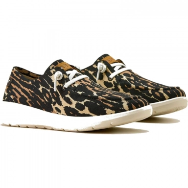 Ariat Womens Driving Moc 3 Inch Graphic Leopard
