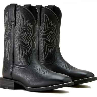 Ariat Mens Square Toe Cowboy Boot 11 Inch Black 10063870