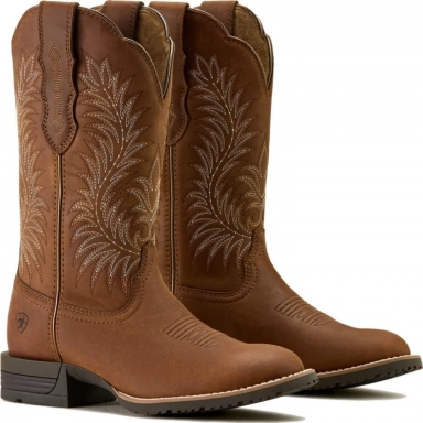 Ariat Womens Cowgirl Boot 11 Inch Frontier Brown