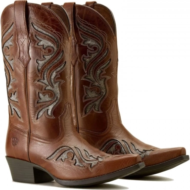 Ariat Womens Cowgirl Boot 11 Inch Dark Tan 10063902