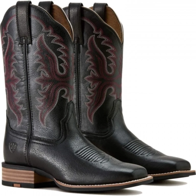 Ariat Womens Square Toe Cowgirl Boot 11 Inch Obsidian