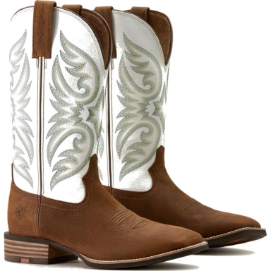 Ariat Mens Square Toe Cowboy Boot 13 Inch Mustang Brown