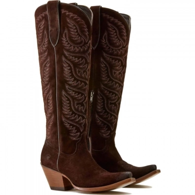 Ariat Womens Cowgirl Boot 18 Inch French Roast