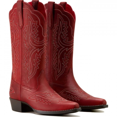 Ariat Youth Cowboy Boot 11 Inch Chili Red