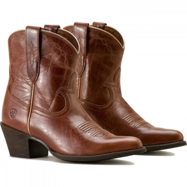 Ariat Womens Cowgirl Boot 8 Inch Aged Sienna