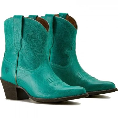 Ariat Womens Cowgirl Boot 8 Inch Deep Turquoise