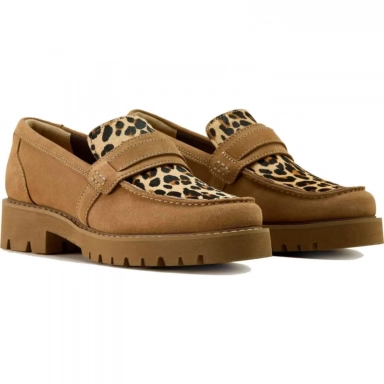 Ariat Womens Round Toe Shoe Tan Suede