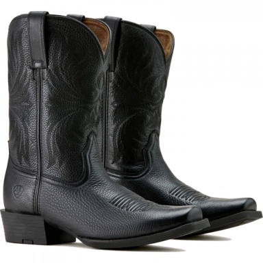 Ariat Mens Cowboy Boot 11 Inch Black Deertan 10063960