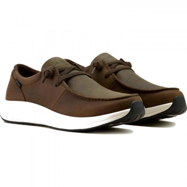 Ariat Mens Waterproof Driving Moc 3 Inch Dark Brown