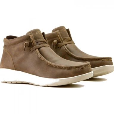 Ariat Mens Driving Moc 4 Inch Brown Bomber 10063972