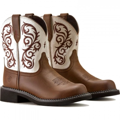 Ariat Womens Round Toe Cowgirl Boot 8 Inch Chocolate Chip