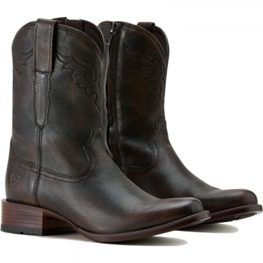 Ariat Mens Cowboy Boot 10 Inch Chocolate Truffle