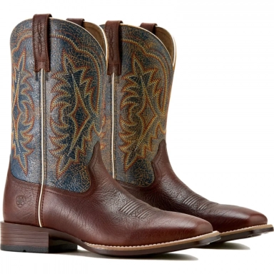 Ariat Mens Square Toe Cowboy Boot 11 Inch Textured Oak