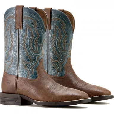 Ariat Mens Square Toe Cowboy Boot 11 Inch Dusk Brown
