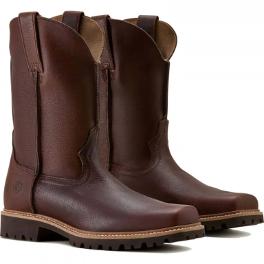 Ariat Mens Square Toe Cowboy Boot 11 Inch Havana Brown