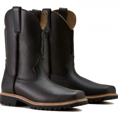 Ariat Mens Square Toe Cowboy Boot 11 Inch Black Mocha