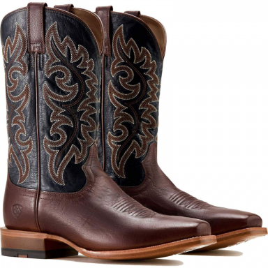 Ariat Mens 12 Inch Square Toe Western Cowboy Boot in Brown