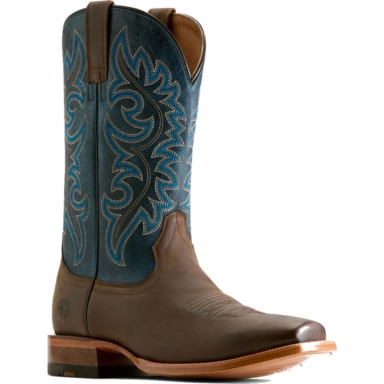 Ariat Mens Cowboy Boot Blue Brown