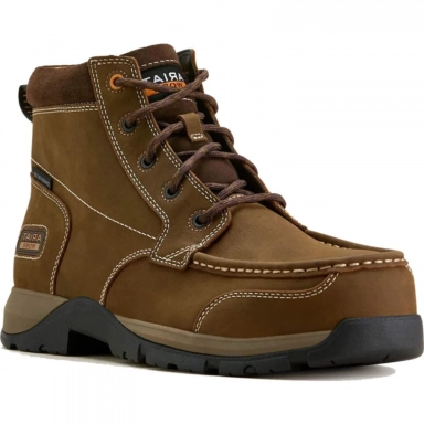 Ariat Mens Composite Toe Chukka 6 Inch Dark Brown 10073366