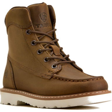 Ariat Unisex Youth Lift Lacer Moc Toe Boot - Distressed Brown