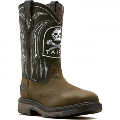 Ariat Mens Waterproof Carbon Toe Western Work Boot 10074207