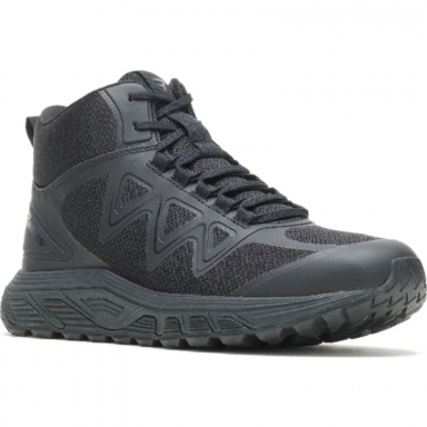 Bates Mens Rush Mid Black Athletic Work Shoe E01040