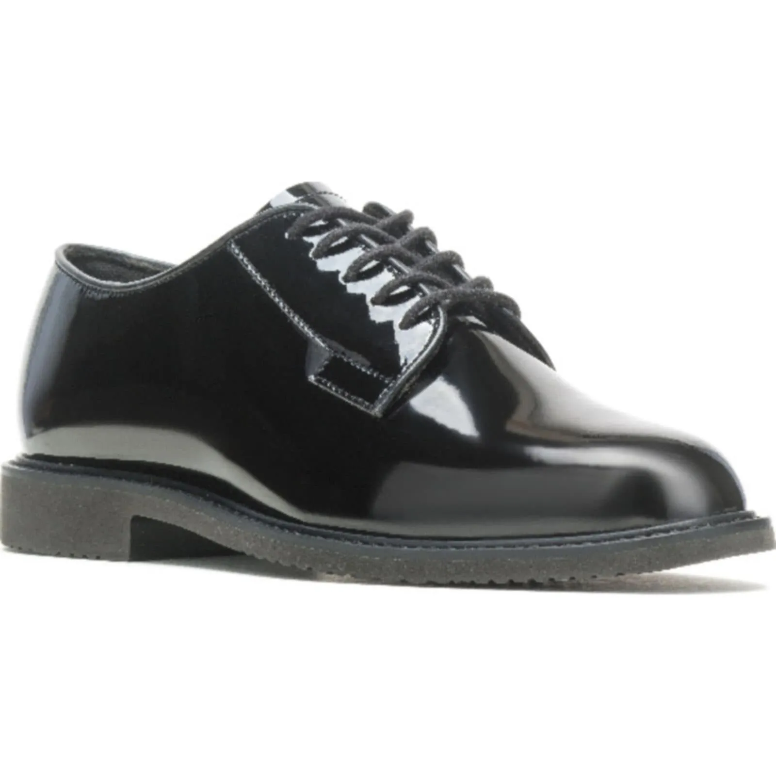 bates leather dress shoes Mens Sentry Gloss Black Work Shoe Contract