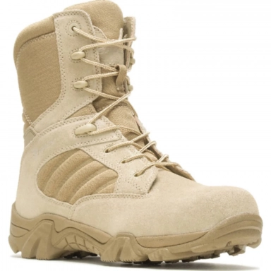 Bates Mens 8 Inch Gx Desert Composite Toe Side Zip Work Boot