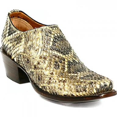 Black Unisex Jack Rattle Snake Western Cowboy Boot