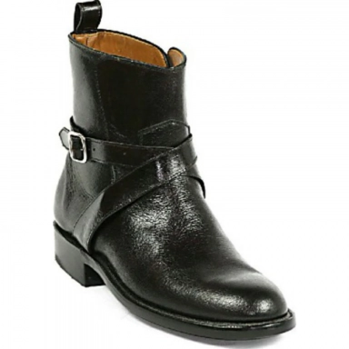 Black Unisex Jack Lace Jodphur Style Paddock Boot