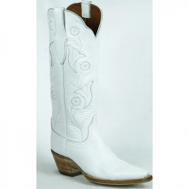 Black Unisex Jack KC Inlay Design 15 Tops Goat Western Cowboy Boot