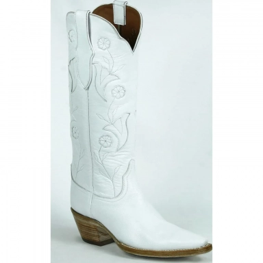 Black Unisex Jack KC Inlay Design 15 Tops Goat Western Cowboy Boot