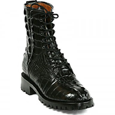 Black Jack Alligator Tail Lace Up Safari Lace-Up Boot 141