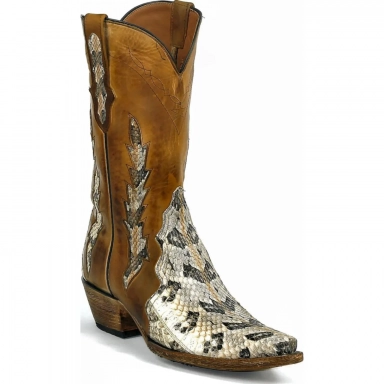 Black Unisex Jack Jackie Triad Design Canebrake Rattlesnake Western
