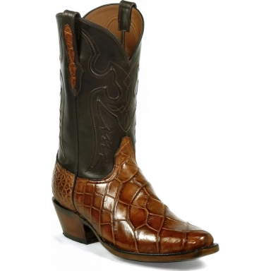 Black Unisex Jack Del Rio Cord Western Cowboy Boot