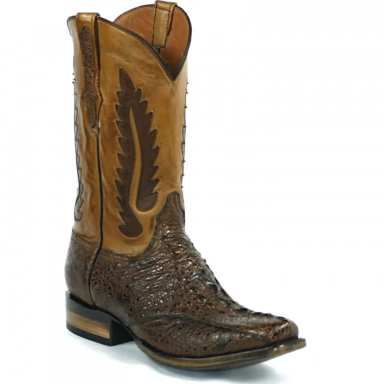 Black Jack Mens Terlingua Inlays Snapping Turtle Tail Ranch HandCowboy