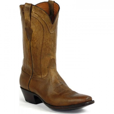 Black Unisex Jack Ruidoso Cord European Goat Cowboy Boot