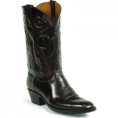 Black Unisex Jack Jay Cord Kangaroo Cowboy Boot