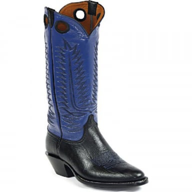 Black Jack Stitch # 210 With 15" Tops Shoulder Bullhide Cowboy Boot 424