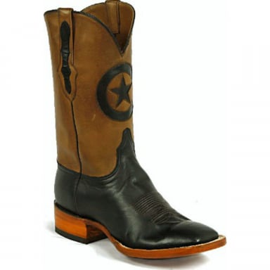 Black Jack Lone Star Inlay Ranch Hand Cowboy Boot 449