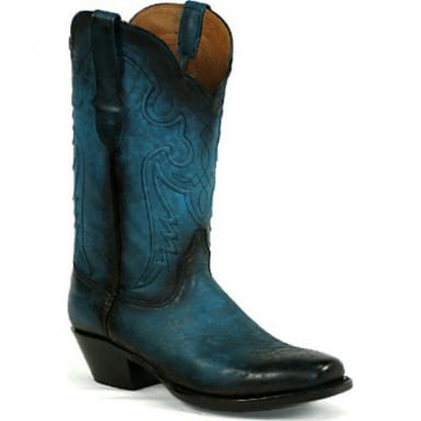 Black Jack Del Rio Cord Design Lamb Skin Cowboy Boot 549