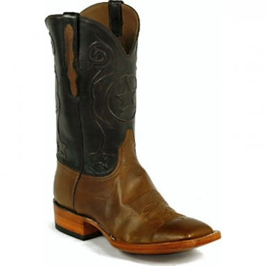 Black Unisex Jack Tri-Star Cord Ranch Hand Cowboy Boot