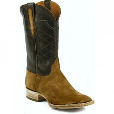 Black Unisex Jack Pecos Design Ranch Hand Cowboy Boot