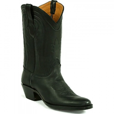 Black Unisex Jack Ruidoso Cord Deer Cowboy Boot