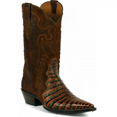 Black Unisex Jack Triad Del Rio Cord Design Cowboy Boot