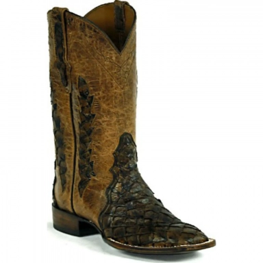 Black Unisex Jack Triad Jackie Design Cowboy Boot
